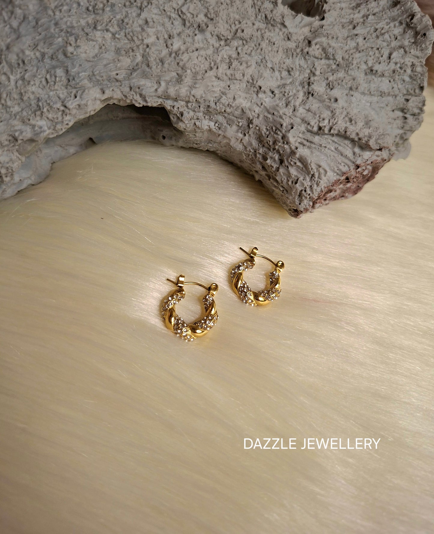 Twisted Hoop Earrings