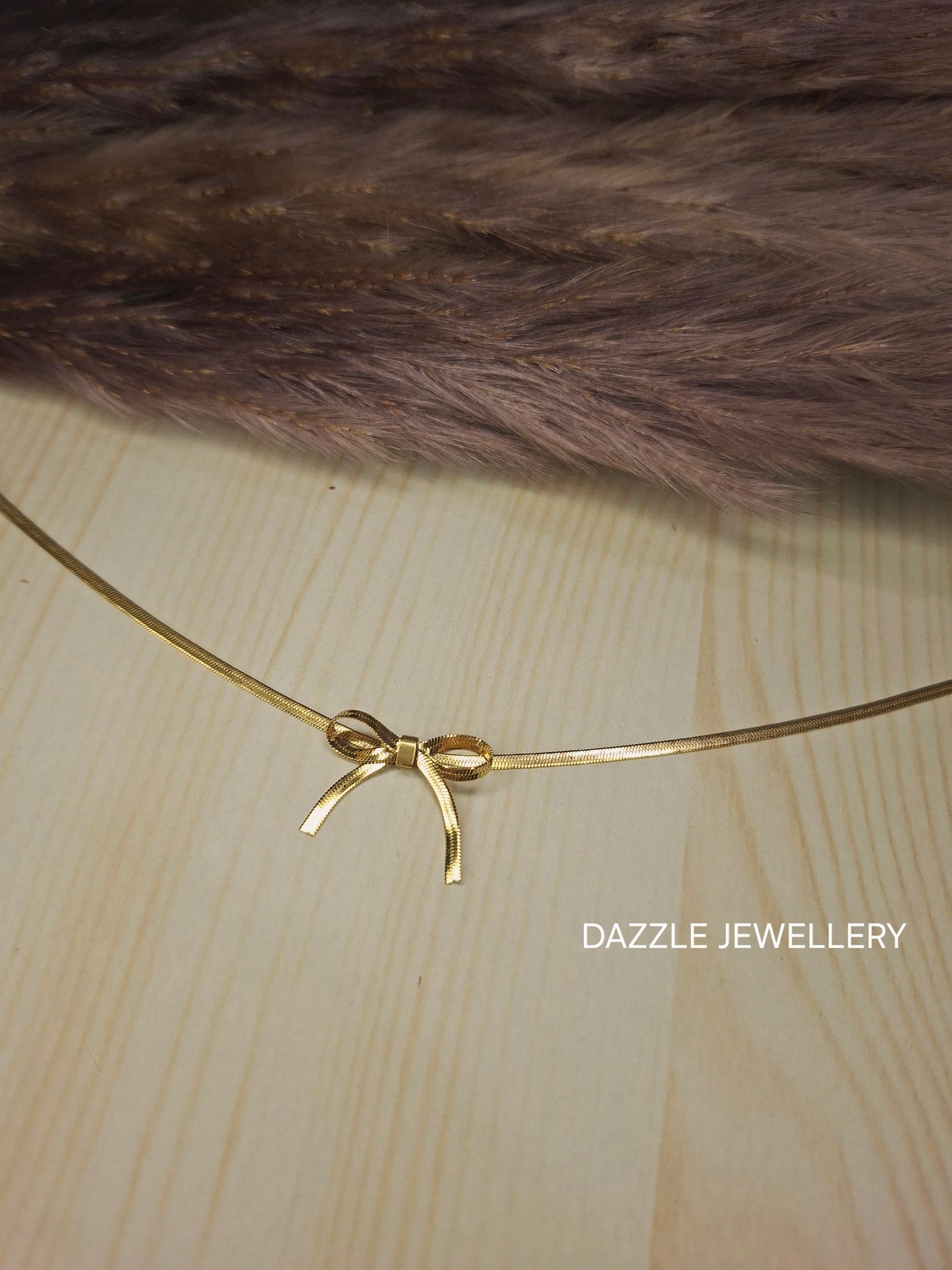 Infinity Bow Necklace