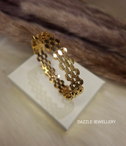 Golden Mesh Bangle