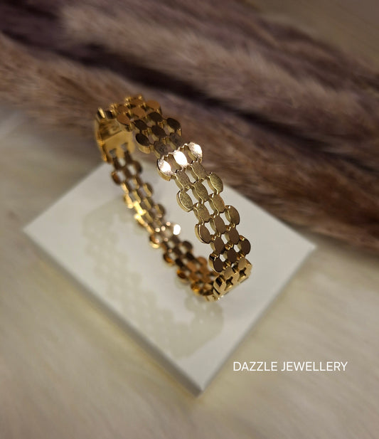 Golden Mesh Bangle