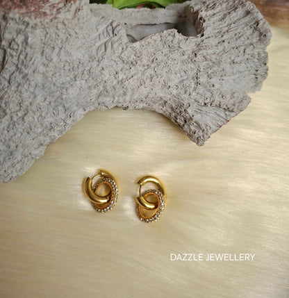 Infinity Shine Hoops