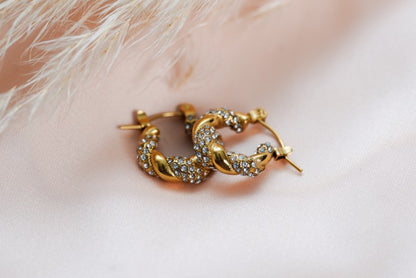 Twisted Hoop Earrings