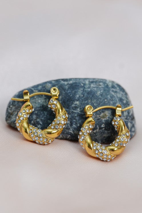 Twisted Hoop Earrings