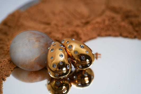 Golden Dewdrops Earrings