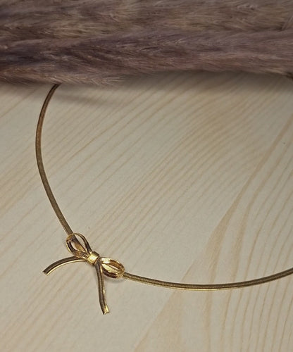 Infinity Bow Necklace